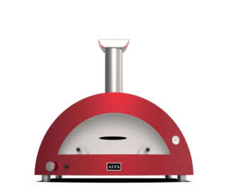 Alfa Forni Moderno 5 Pizze Hybrid Antik Rot