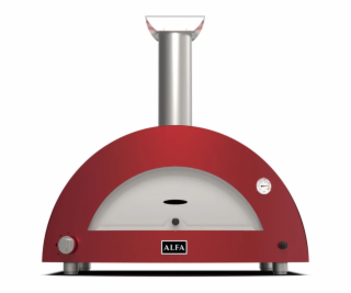 Alfa Forni Moderno 3 Pizze Hybrid Antik Rot