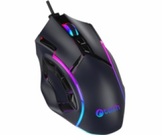 C-TECH Herní myš Akali, 12800 DPI, RGB podsvícení, USB, Č...