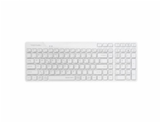 A4tech FStyler FBK27C AS, bezdrátová Dual mode Bluetooth+2,4G klávesnice, CZ, bílá