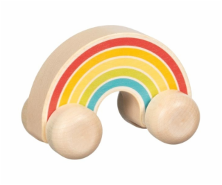 Goki Dřevěné duhové autíčko