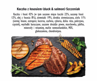 PAKA ZWIERZAKA Puppy Duck with salmon S - suché krmivo pr...