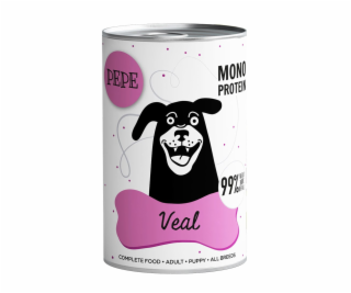 PAKA ZWIERZAKA Pepe Veal - vlhké krmivo pro psy - 400g