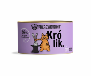PAKA ZWIERZAKA Rabbit - mokré krmivo pro kočky - 200g