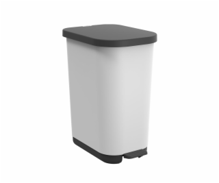 ROTHO Ribo White - odpadkový koš s pedálem – 35l