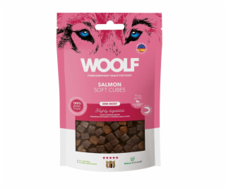 WOOLF Soft Cubes Salmon - pamlsek pro psa - 100g