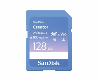 Extreme PRO 128GB V60 Blue Creator Card