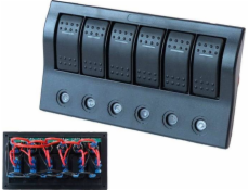TurboWorks spínače 12/24V IP68 (ON)-OFFx1, ON-OFFx5, 3B 5A, 2B 10A, 1B 15A