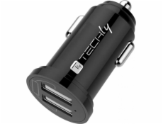 Techly Charger Techly Car Mini Charger 2x USB 5V 4,8A/24W