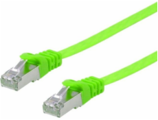 Equip Equip Patchkabel Cat6A U/FTP 2xRJ45 5,00m zelený Flach LSZH