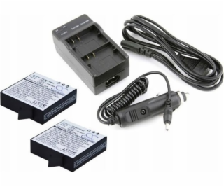 Cameron Sino Charger Kit + 2x baterie Az16-1 Xiaomi Yi 2