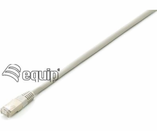 Equip Patchcord Cat6a, S/FTP, 10m, šedý (605606)