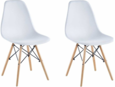 Saska Garden Chair Matera bílá sada 2 kusů Saska Garden