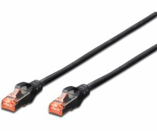 Digitus Patchcord CAT 6, S-FTP, 10m, černý, 5 kusů (DK-16...