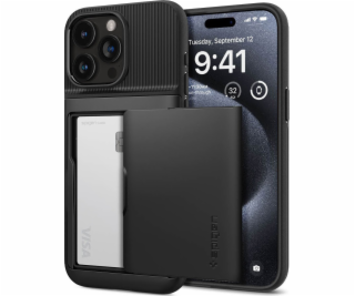 Spigen Slim Armor CS, černý - iPhone 15 Pro