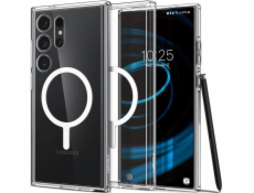 Spigen Spigen Ultra Hybrid OneTap kovový prsten MagSafe, bílý - Samsung Galaxy S24 Ultra