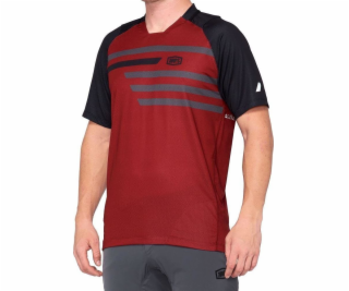 100% Pánské tričko 100% CELIUM Jersey krátký rukáv cihlov...
