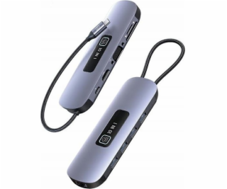 USB HUB Usams USAMS Adaptér HUB 10in1 3xUSB 3.0/TF/SD/USB...