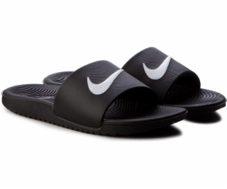Nike dětské žabky Kawa Slide Gs/Ps černé vel. 36 (819352-...