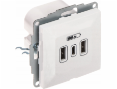 Elektro-Plast NABÍJECÍ ZÁSUVKA SANTRA/4108-10/EPN USB 5 V DC / 3,4 A Elektro-Plast