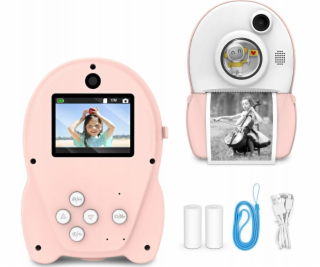 Digitální fotoaparát Shona s tiskárnou SHONA KCP04 4FUN PINK