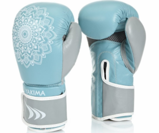 Dámské rukavice YakimaSport MANDALA BLUE/GREY 8 oz