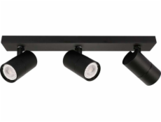 Stropní svítidlo Italux Stropní svítidlo LACONI SPL-2813-3B-BL Italux kovová FIXTURE nastavitelná bodová světla na černém pruhu