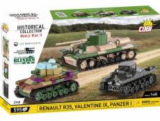 Cobi Blocks Renault R35 - Valentine IX - Panzer I