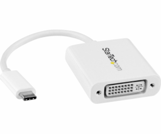 StarTech USB-C na DVI adaptér bílý (CDP2DVIW)