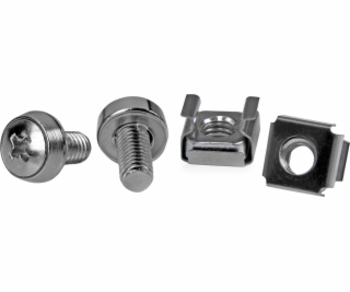Sada šroubů StarTech M6 x 12 mm + klecové matice 100 ks (...