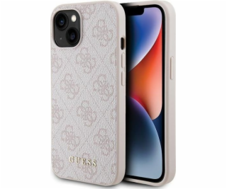 Guess Guess GUHCP15SG4GFPI iPhone 15 6.1 růžové/růžové pe...