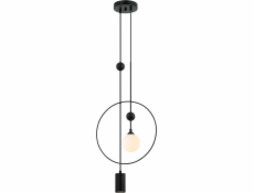 Závěsná lampa Italux Trosti PND-428892-BK Závěsná lampa Italux do obývacího pokoje Circle Černá