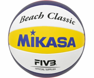 Mikasa Plážový volejbal Mikasa Beach Classic bílo-žluto-m...