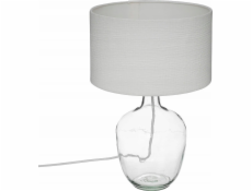 Atmosphera Table Lamp Stolní lampa s podstavcem z čirého skla, 43,5 cm