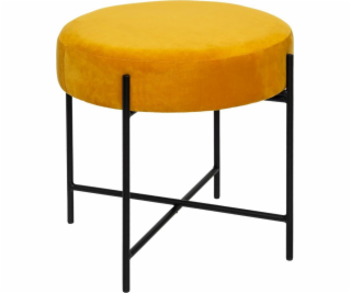 Sametový taburet Atmosphera ARTY, O 47 cm