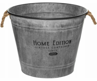 Atmosphera Zinc kryt, vintage kbelík, O 48 cm