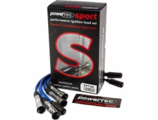 Powertec PowerTEC zapalovací kabely AUDI 80 VW GOLF JETTA PASSAT VENTO 84-99 Modré