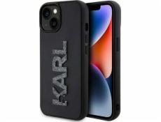 Karl Lagerfeld Karl Lagerfeld KLHCP15M3DMBKCK iPhone 15 Plus / 14 Plus 6.7 černý/černý pevný obal 3D gumové třpytivé logo