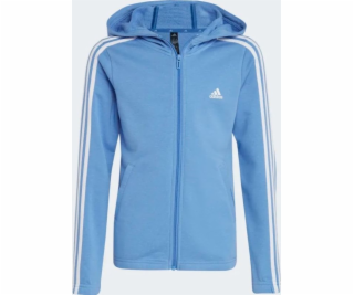 Mikina Adidas Dívčí mikina adidas 3 Stripes Full-Zip Hood...