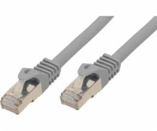 Patchcord pro dobré připojení, Cat7, S/FTP, PIMF, 1m, šed...