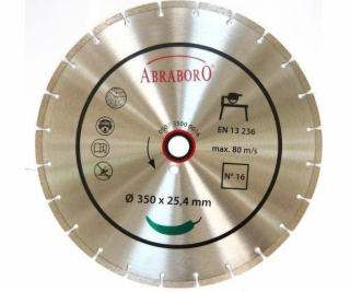 Abraboro Diamond kotouč 350 x 25,4/7 ABRABORO N16, standard