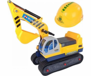 Lean Sport Big bagr Ride-on Stavební přilba na bagr žlutá