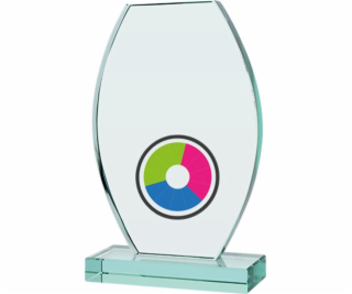 Victoria Sport Glass Trophy s barevným potiskem LuxorJet ...