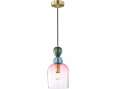 Italux Italux Manso PND-37462B-MC-GD závěsná lampa závěsná 1x40W E14 vícebarevná/zlatá