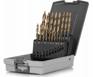 SMART365 sada vrtáků hss co step-tec vrtáků 19ks 1-10x0,5mm