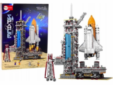 Stavebnice raketových satelitů vesmírné stanice LeanToys 4392 El