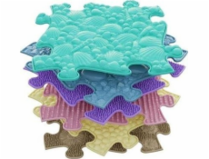 Askato PROMO Ortopedická senzorická podložka 6 kusů Baby Set SOFT B pastel MFK-023-1