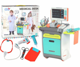 LeanToys Little Doctor Set Lékařský vozík příslušenství p...