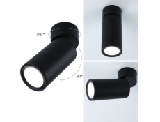 Paulmann stropní svítidlo TURNAL COIN LED stropní svítidlo 3-STEP DIM 6W 470lm 2700K 230V matná černá