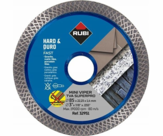 Rubi RUBI TVA DIAMANTOVÁ ČEPEL 85mm SUPERPRO MINI VIPER